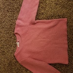 Pink fuzzy H&M 3-4yr girls sweater